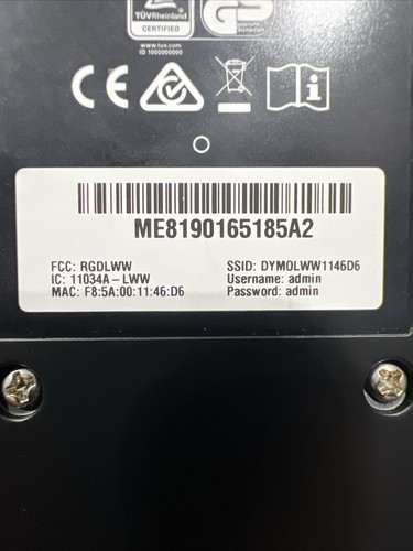 DYMO LabelWriter stampante per etichette wireless nera senza adattatore A/C - Foto 9 di 17