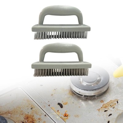 Wire Brush for Cleaning Rust Sturdy Efficient Multipurpose with Handle Grip for