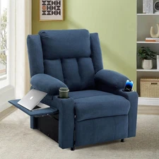 Power Recliner Chair for Adults Single Sofa Recliner with Massage and Heat for L