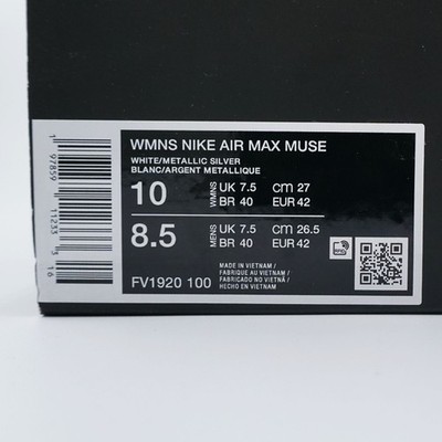 Nike Air Max Muse Y2K Runner Casual White Metallic Silver FV1920