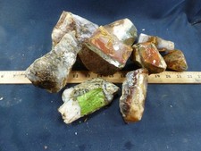 CSS: 8.14 lbs Of Mixed Cutting Rough Rock Agate Jasper
