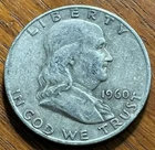 1960 D Franklin Half Dollar - 90% Silver