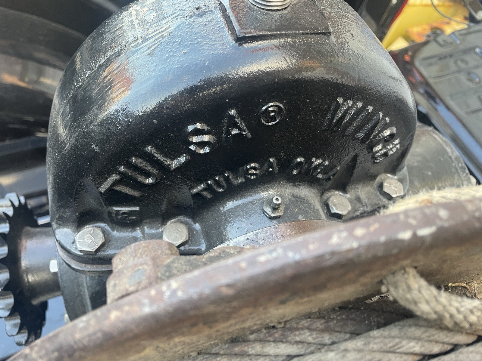 Refurbished Tulsa 20705 Rear Mounted Tractor Winch A Very Nice Unit