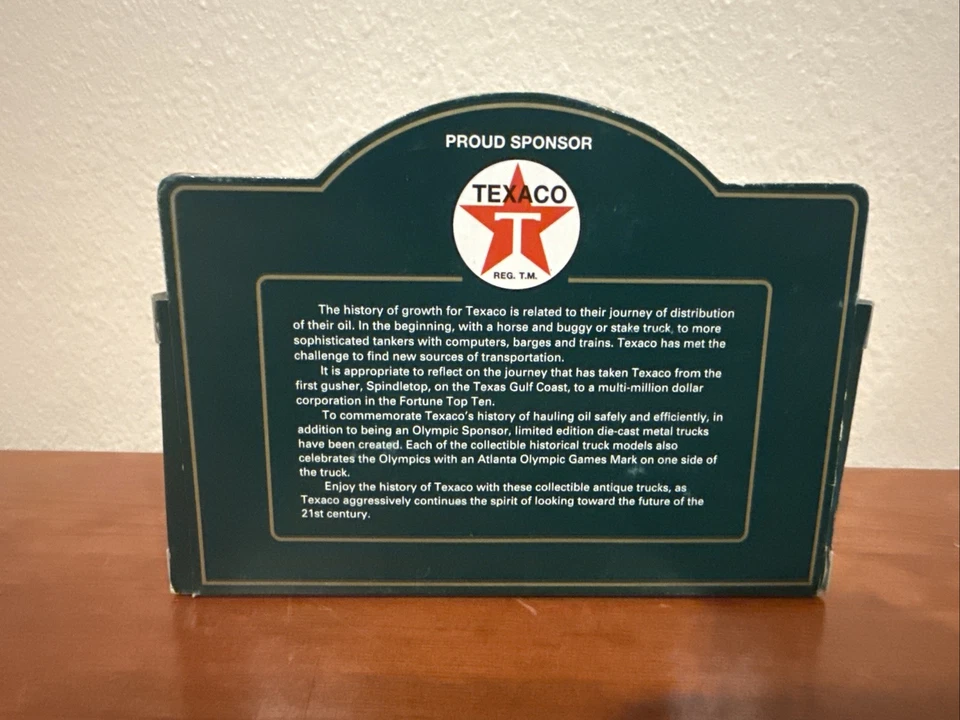 Lledo Texaco Atlanta 1996 Die Cast 1937 CHEVROLET Pick Up Truck - Image 4 of 4