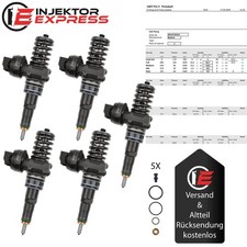 5x 0414720310 070130073R VW T5 TOUAREG 2.5 TDi BNZ PUMPEDÜSE ELEMENT 070130073RX