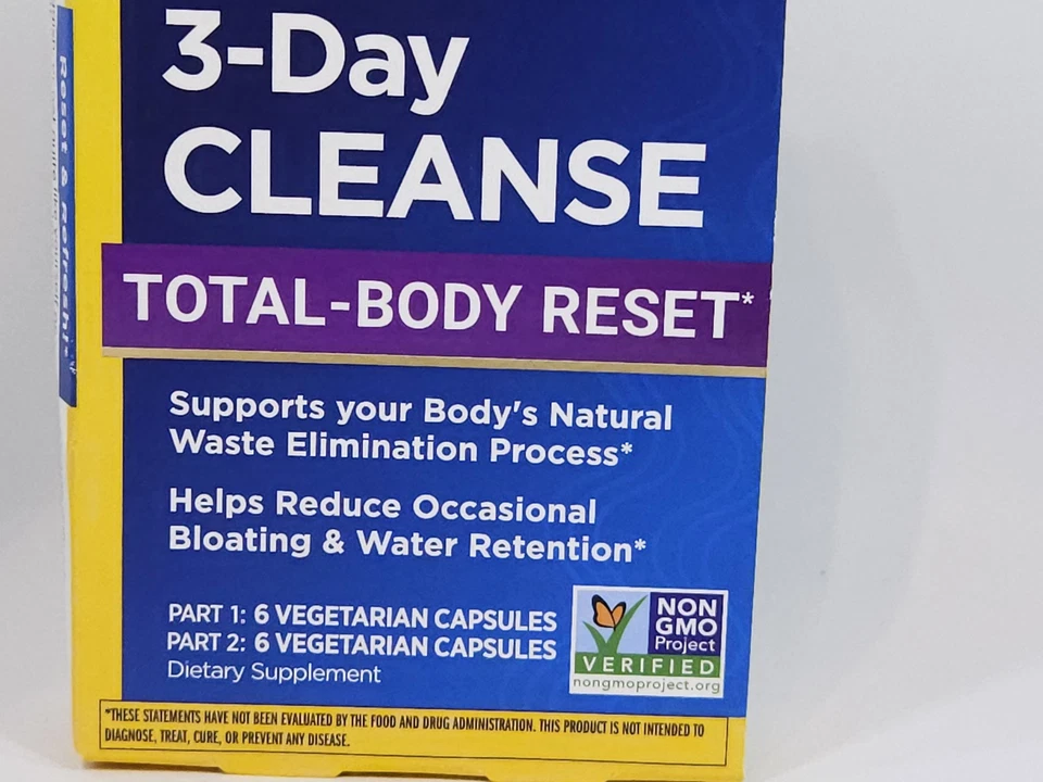 Renew Life 3-Day Cleanse Total-Body Reset Herbal Detox Cleanse Suplemento de limpieza Foto 2 de 4