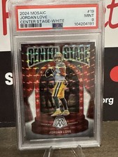 2024 Panini Mosaic Prizm Jordan Love * Center Stage * White /25 Reactive 24/25