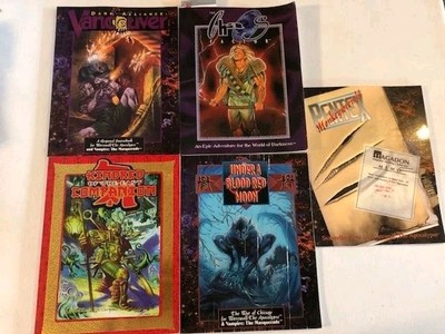 Set Of 5 Sourcebooks For Werewolf And Vampire The Masquerade
