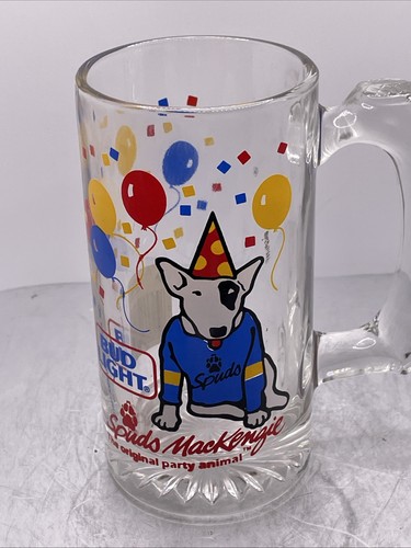 Tazza birra Bud Light Spuds Mackenzie The Original Party Animal - Foto 3 di 5