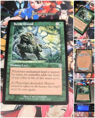 Fertile Ground   Nm Mtg Invasion  Magic The Gathering OG Card Green Mana