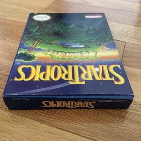 STARTROPICS CIB w/manual & box for Nintendo NES (1990), TESTED & WORKS!