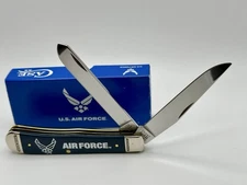 Case XX Knives USAF  Air Force Blue Smooth Trapper 4254 SS 2-Blade Pocket Knife