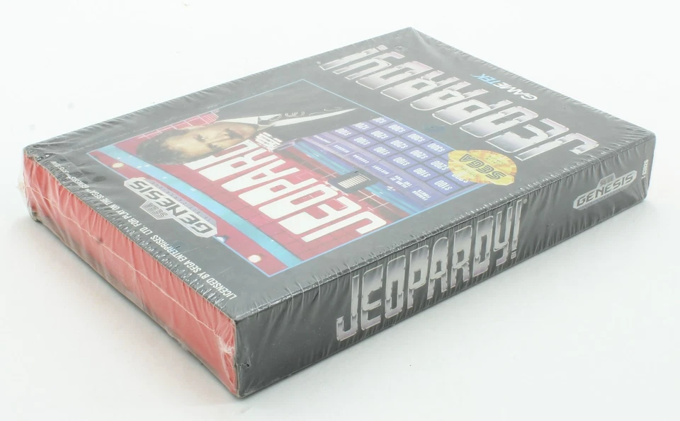 Jeopardy (Cardboard Box) Sega Genesis - Sealed V-Overlap - 1992 - Image 4 of 4