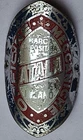 HEAD BADGE ATALA SOLID BRASS SIZE 62 x 36 mm FREGIO VINTAGE PER BICI