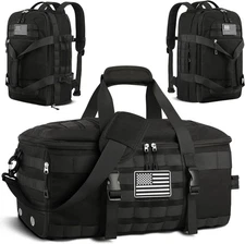 3 in 1 Carry on backpack, Gym Bag, Tactical Duffel Bag for Men&Women.