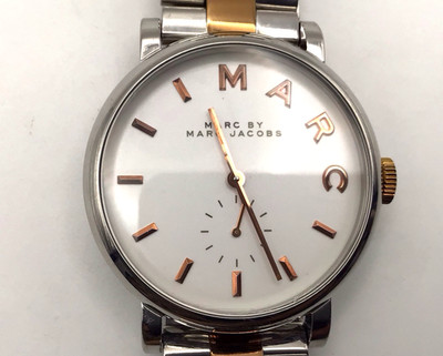 Marc by Marc Jacobs MBM3312 Two Tone Damenuhr Silber Gold