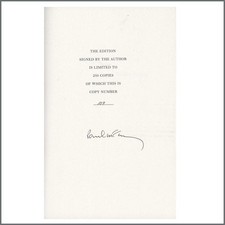 Paul McCartney Signed Blackbird Singing 2001 Limited Edn Poetry Book (USA)