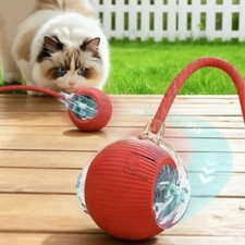 2Pcs Automatic Rolling Ball Smart Cat Dog Toy Electric Self-moving Kitten Game