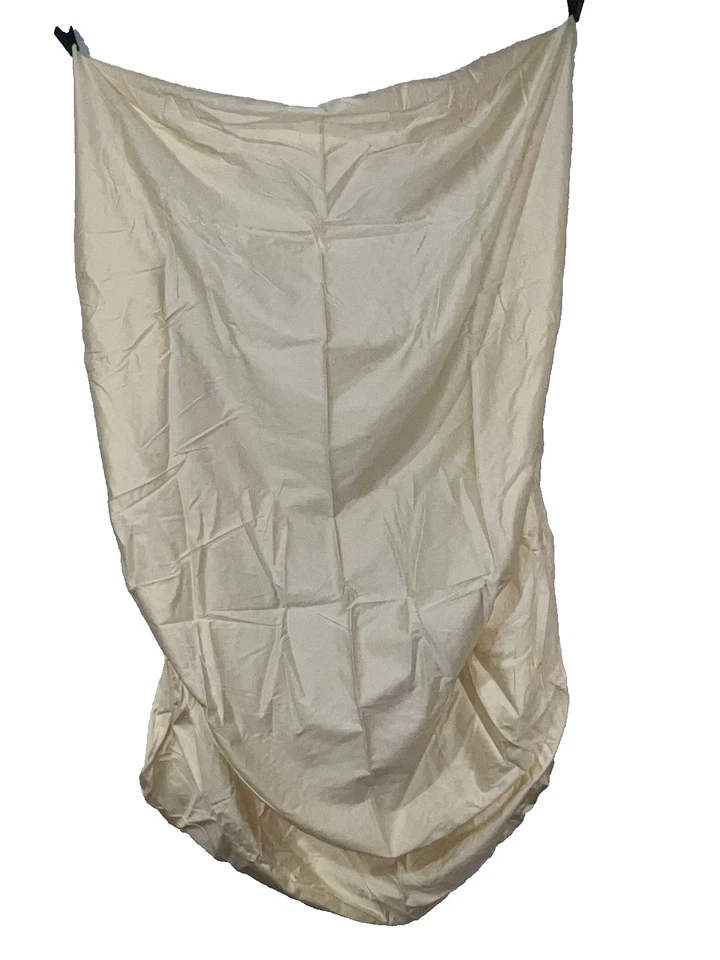 Простыня на резинке Wamsutta желтая кремовая 100% египетский хлопок размер Twin - Изображение 2 из 2