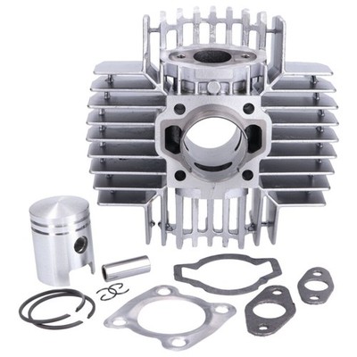Zylindersatz Zylinderkit 60ccm 40mm für Puch 4-Gang Monza, Condor, X50-4, White