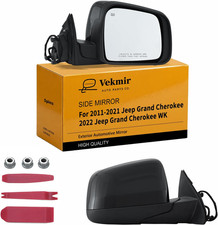 Right Side Mirror for 2011-2021 Jeep Grand Cherokee 5Pins Black
