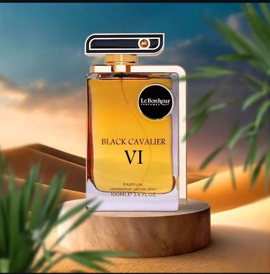 Black Cavalier VI Eau De Parfum By Le Bonheur Perfumes 100ml 3.4 FL OZ