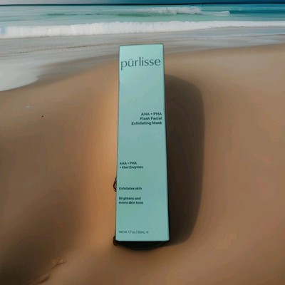 NEW! Purlisse AHA + PHA Flash Facial Exfoliating Mask 1.7oz/50ml Full Size
