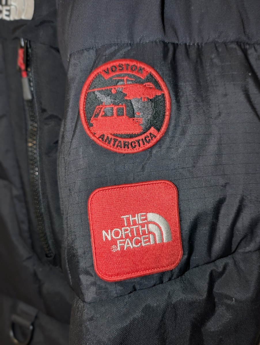 The North Face 700 Fill Down Parka Mens L Vostok Antarctica Patch