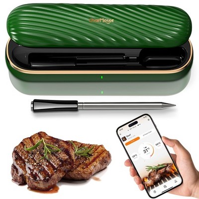 Meat Thermometer Digital Wireless, Bluetooth Smart Meat Thermometer with APP ...