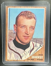 1962 Topps Moe Drabowsky On Card Autograph
