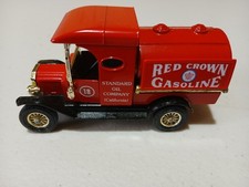 Matchbox Models of Yesteryear Y-3 1912 Model ‘T’ Ford Tanker. Red Crown Gasoline