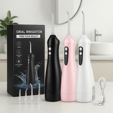 3-Speed Modes Ultrasonic Tooth Cleaner Kit Dental Plaque Calculus Stain Remover