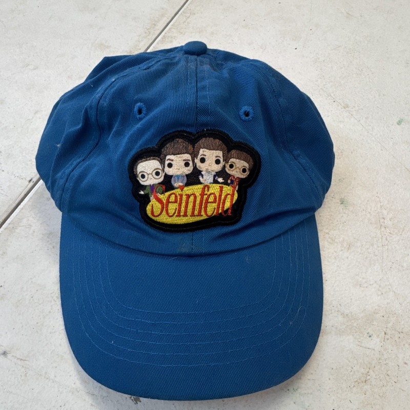 Funko Seinfeld Adjustable Blue Baseball Cap Hat, TV Show Franchise, Animation