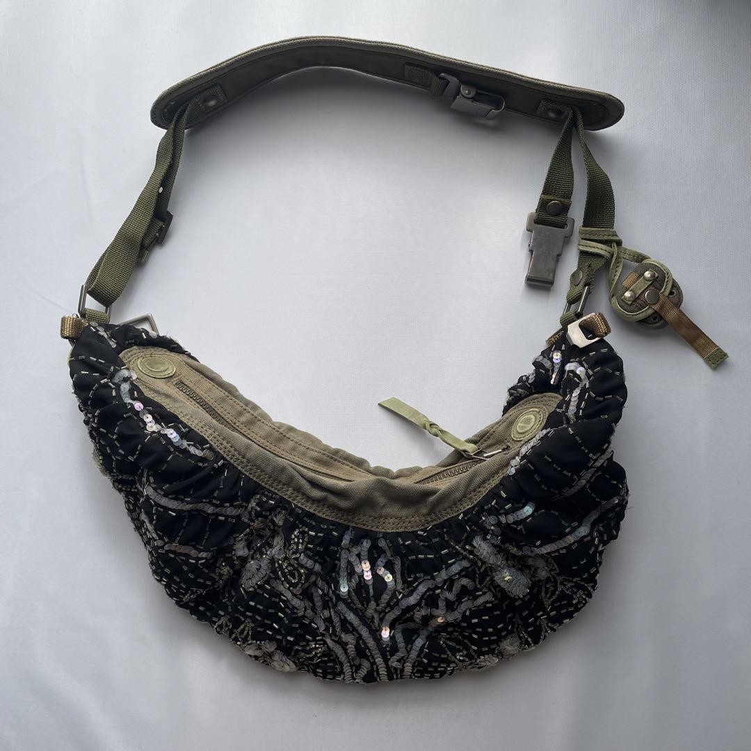 DIESEL Archive Banana Shoulder Bag Y2K Vintage Crossbody