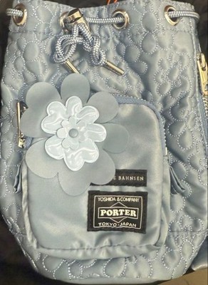 Cecilie Bahnsen x Porter Bonsac Mini Bag Blue Collab Used | eBay