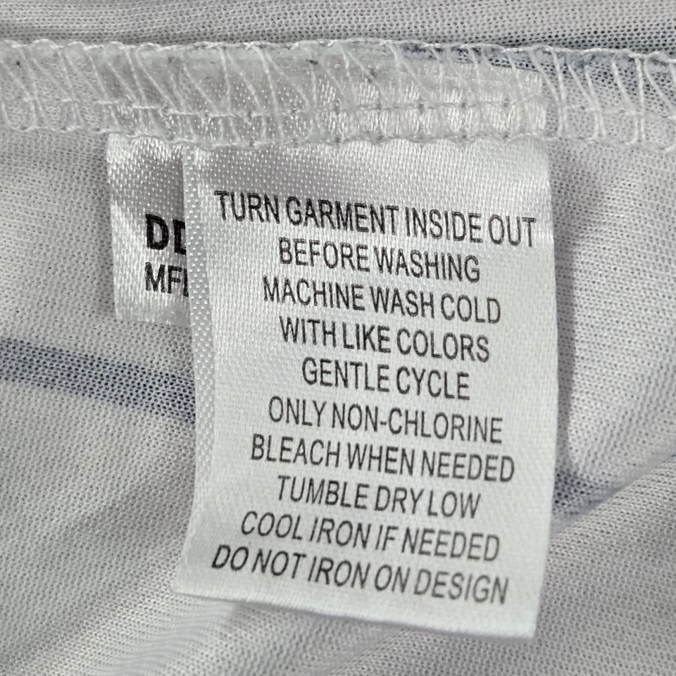 Disney Boy Jersey S White Striped Lilo & Stitch Ohana Baseball - Image 4 of 4