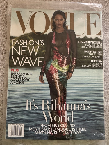 Vogue Rihannas World Fashions New Wave Accessories Apr 2016 FREE Sealed - Picture 1 of 1