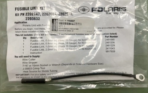 KIT, FUSIBLE LINK, 1.MM