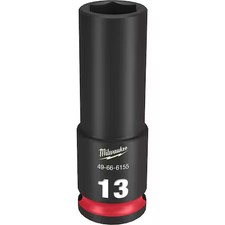 Milwaukee Tool 49-66-6155 13Mm Shockwave Impact Duty 3/8 In. Drive Deep Well 6