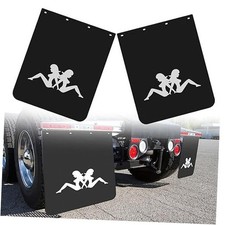 Heavy-Duty Trailer Truck Mud Guards - 24''X30'' Polymer Splash Flaps for