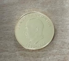 DDR Münze 20 Mark 1971 Thälmann Vergoldet