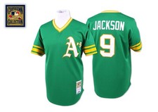 Mitchell & Ness Oakland Athletics A's 1974 REGGIE JACKSON Authentic Green Jersey