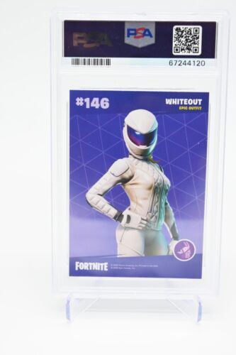 2020 Panini Fortnite Series 2 WHITEOUT Holofoil #146 USA GEM MINT PSA 10 - Picture 2 of 2