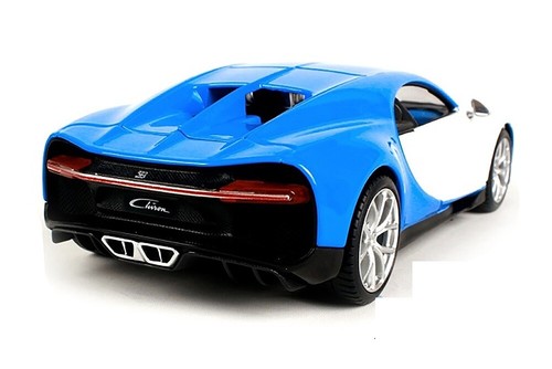 Bugatti Chiron Sport Toy Car Exotics Maisto Special Edition 1:24 Blue/White 7.5" - Picture 6 of 12