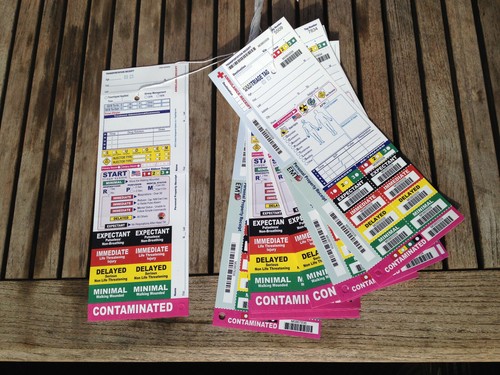 US Army Triage Tag MEDEVAC MANV Anhängekarte Verletztenanhängekarte Feuerwehr - Bild 1 von 3