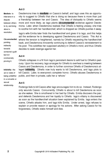 ATAR Notes Text Guide: Othello - Picture 6 of 11