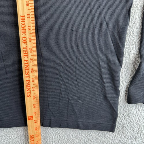 Anthology Pullover Herren Extra Large Schwarz Seide Tencel V-Ausschnitt Pulli Gerippt - Bild 9 von 10