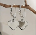 Brighton Beach Handcrafted Heart Drop Earrings