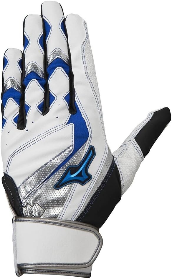 MIZUNO WILLDRIVE 3D CUT synthe white blue Baseball Batting Glove