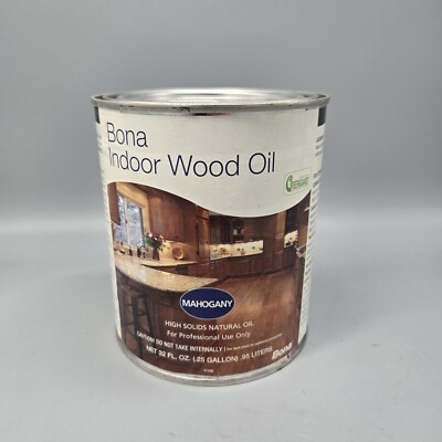 Bona Indoor Wood Oil Mahogany Color 1 Quart 32 Oz.